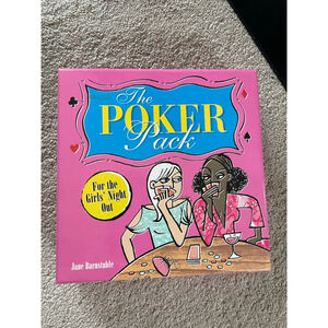 Women's Barron's The Poker Pack Card Game One Size Pink Blue